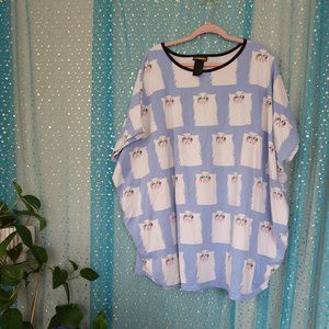 Nooworks Circle Dress in Grumpy Cats Size